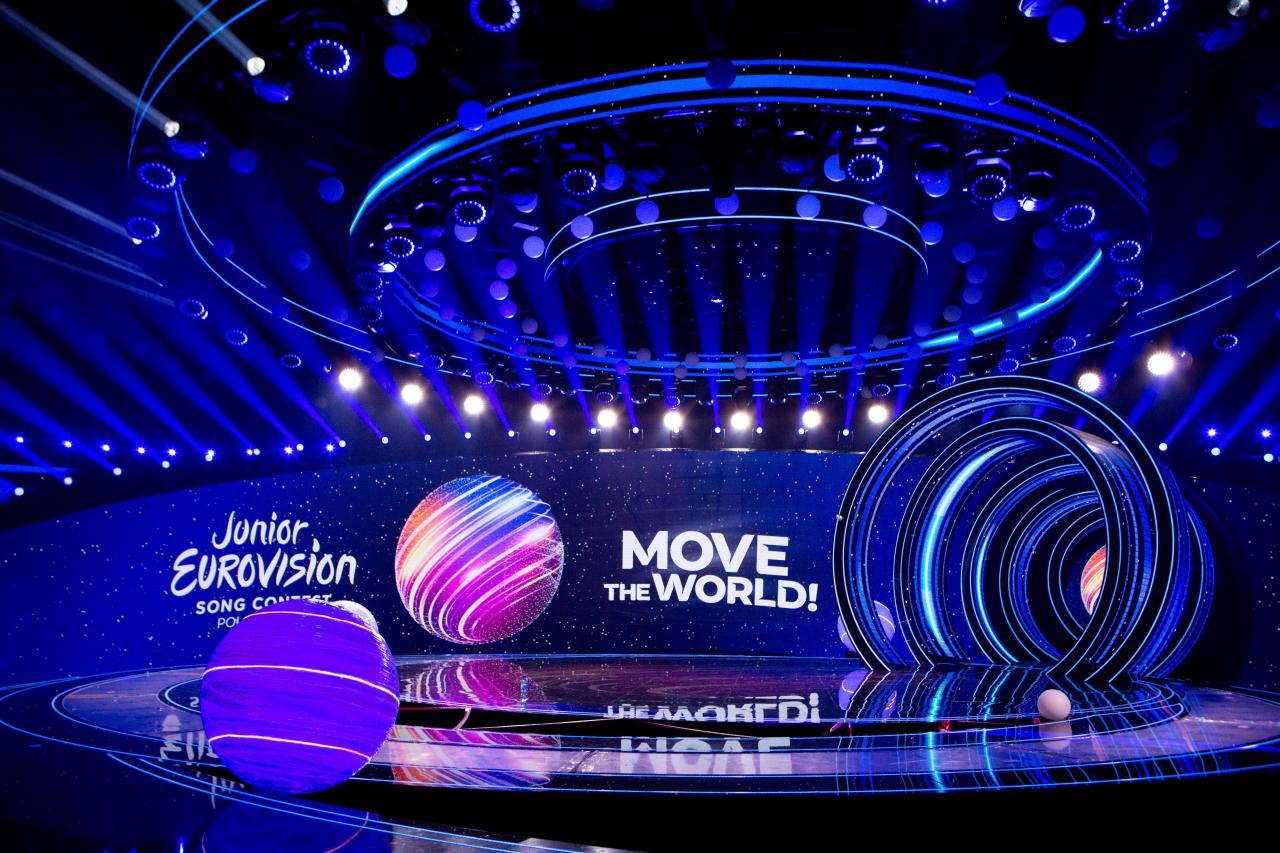 This is the stage of the Junior Eurovision Song Contest 2020