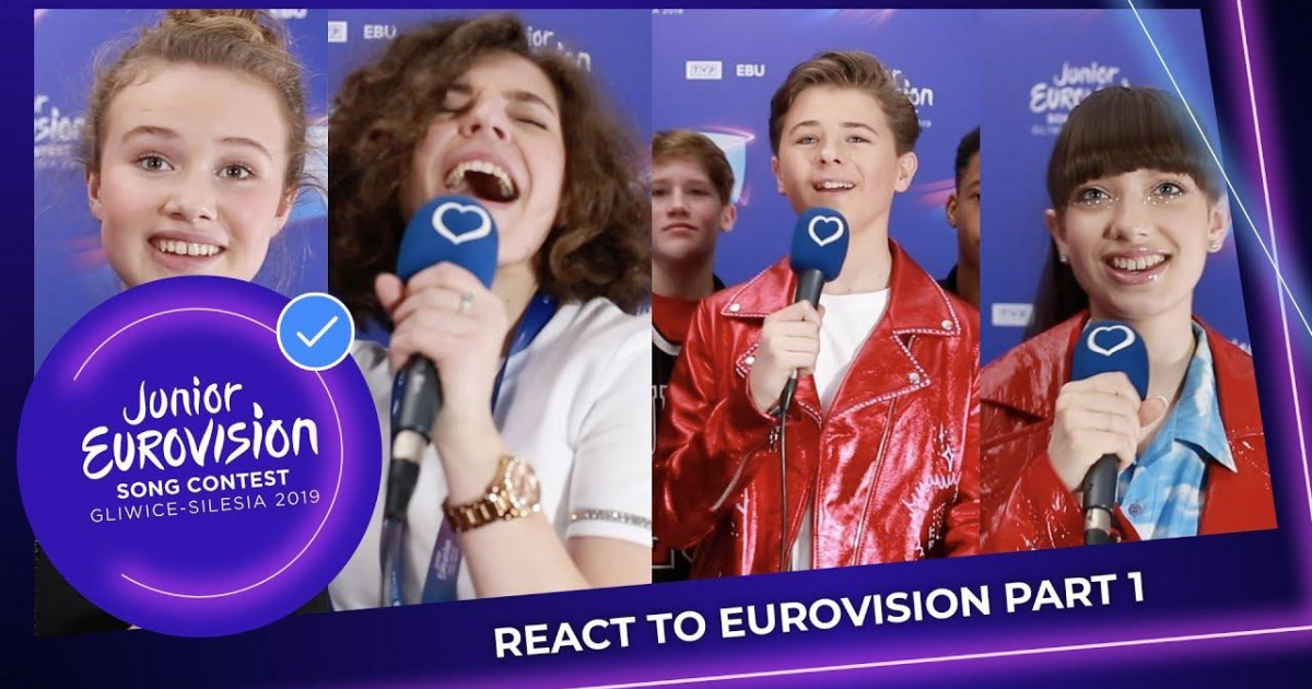 Junior Eurovision stars REACT to Eurovision Part 1